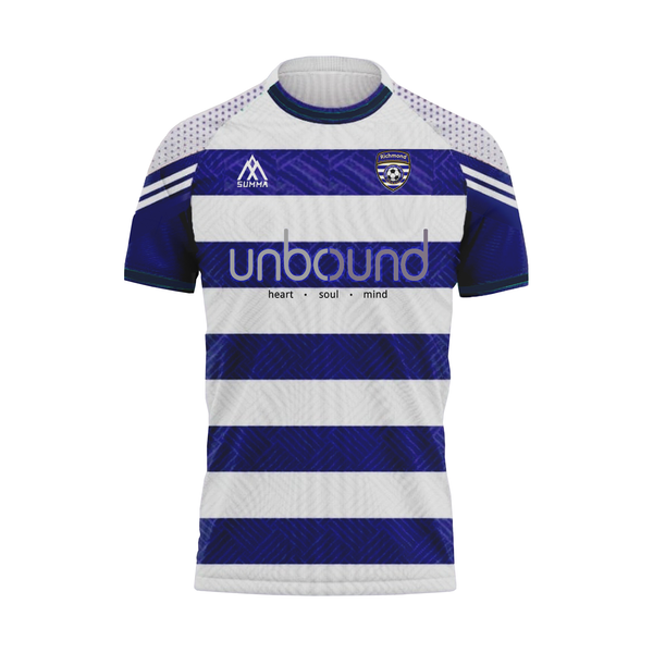 Richmond FC Blue/White Short Sleeve Jersey B