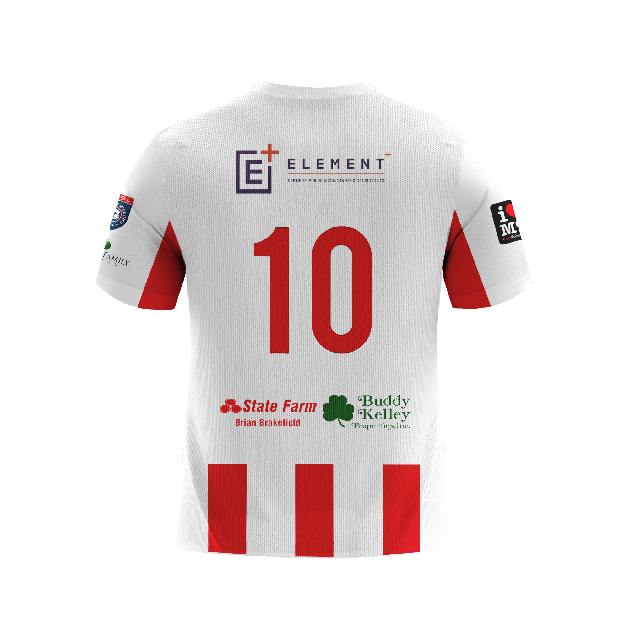 Georgia Revolution White and Red Jersey – Summa