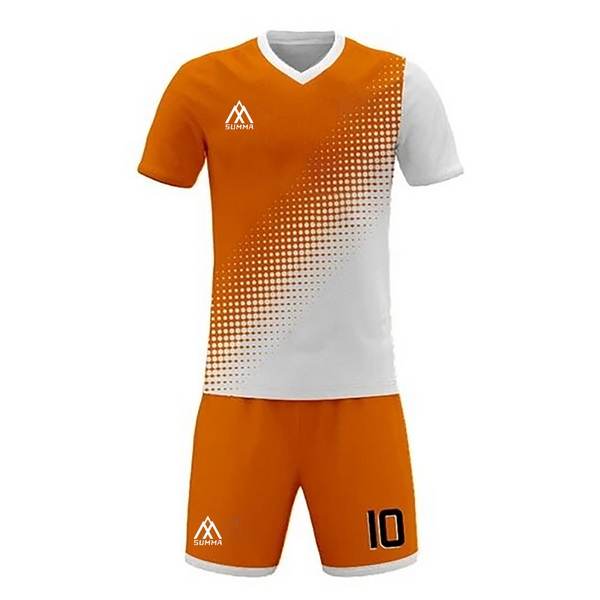 Summa Drive Quick-Dry Polyester Field Football Jersey Uniform Orange/White