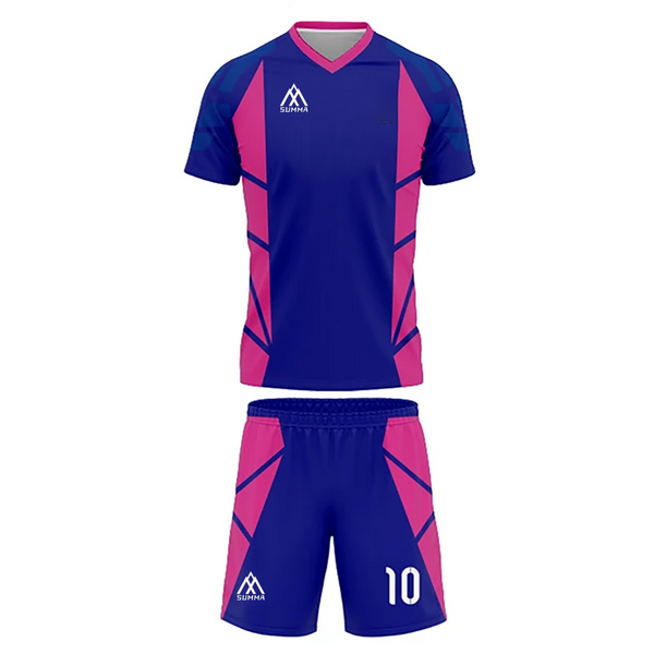 Summa Drive Polyester Soccer Kit Blue/Pink