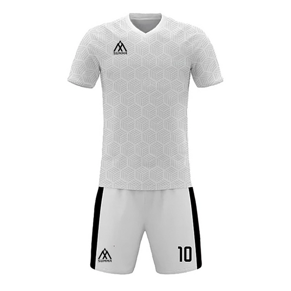 Summa Drive Retro Design Polyester Soccer Jersey White